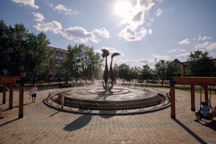 Дмитров. Фонтан «Лилия»