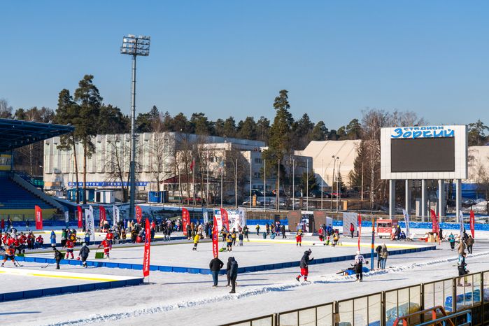Турнир по уличному хоккею POND HOCKEY в Красногорске