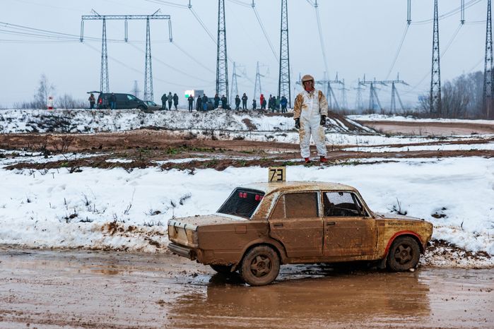 Автогонка в Мытищах