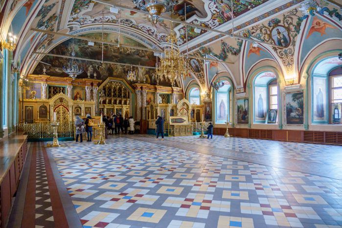 Сергиев Посад. Свято-Троицкая Сергиева лавра. Зима