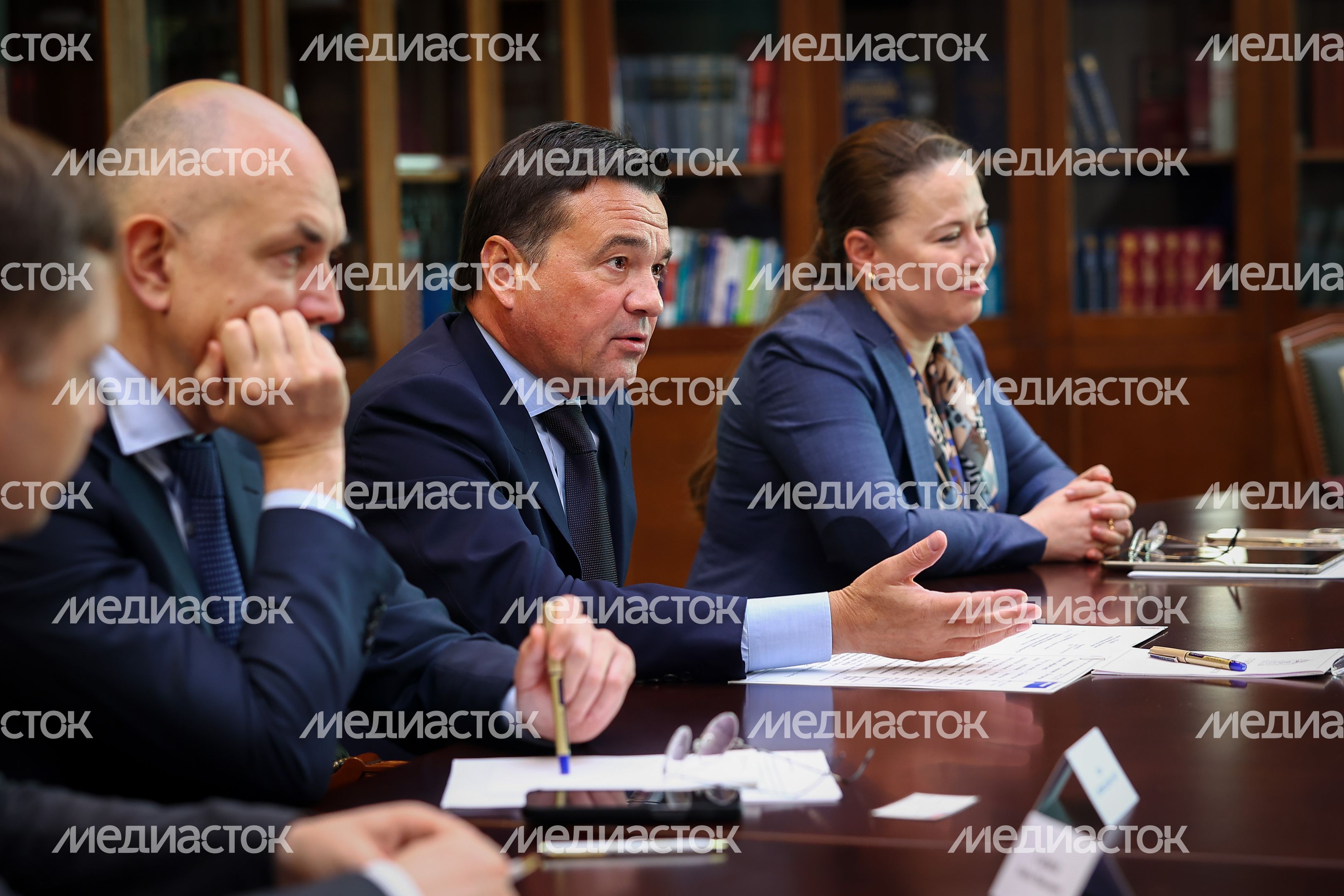 Встреча Губернатора Подмосковья с управляющим директором «Uflex Group» Ашоком Чатурведи