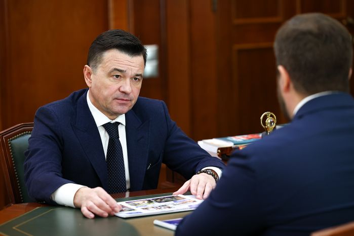 Андрей Воробьев провел рабочую встречу с главой городского округа Чехов