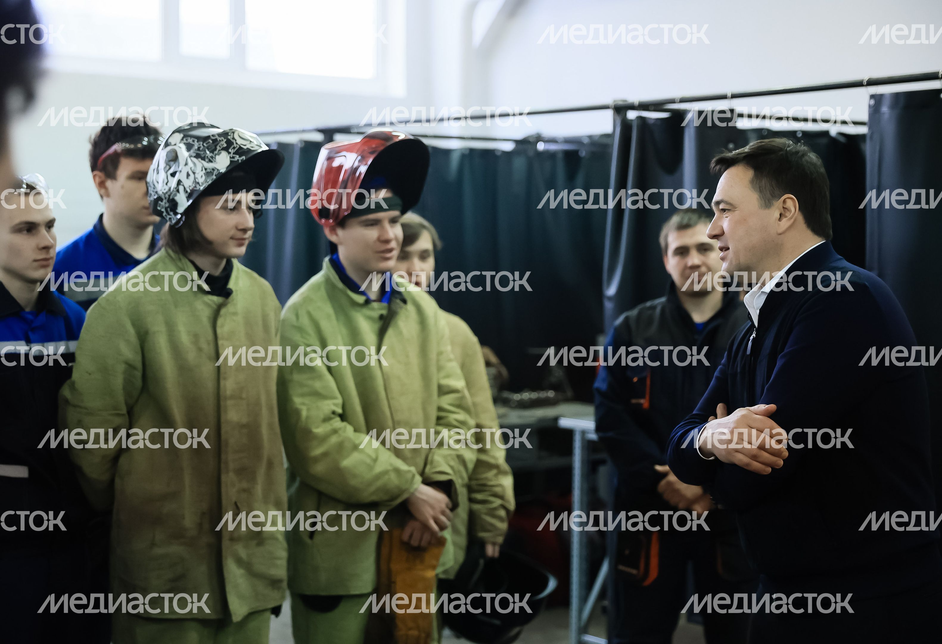 Посещение Губернатором Павлово-Посадского Техникума