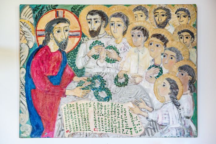 Выставка живописи и графики «Души праведных в руке Божией» Елены Черкасовой в «Трикотажка place»