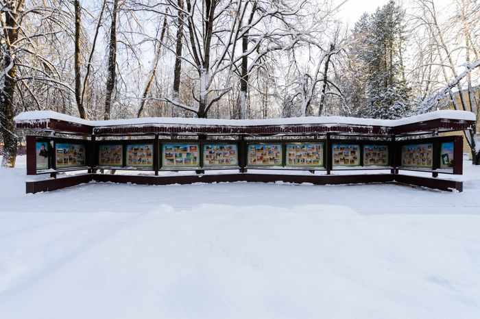 Красногорск. Усадьба «Архангельское». Зима