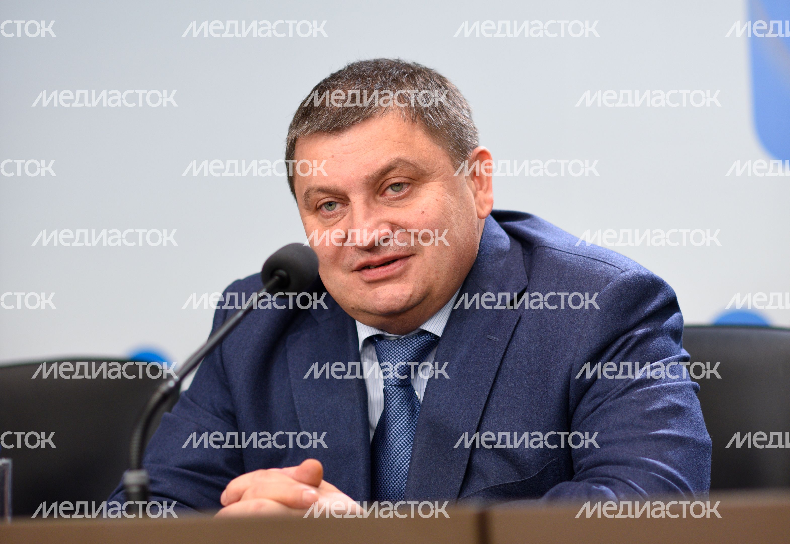Пресс-конференция Владимира Посаженникова в РИАМО