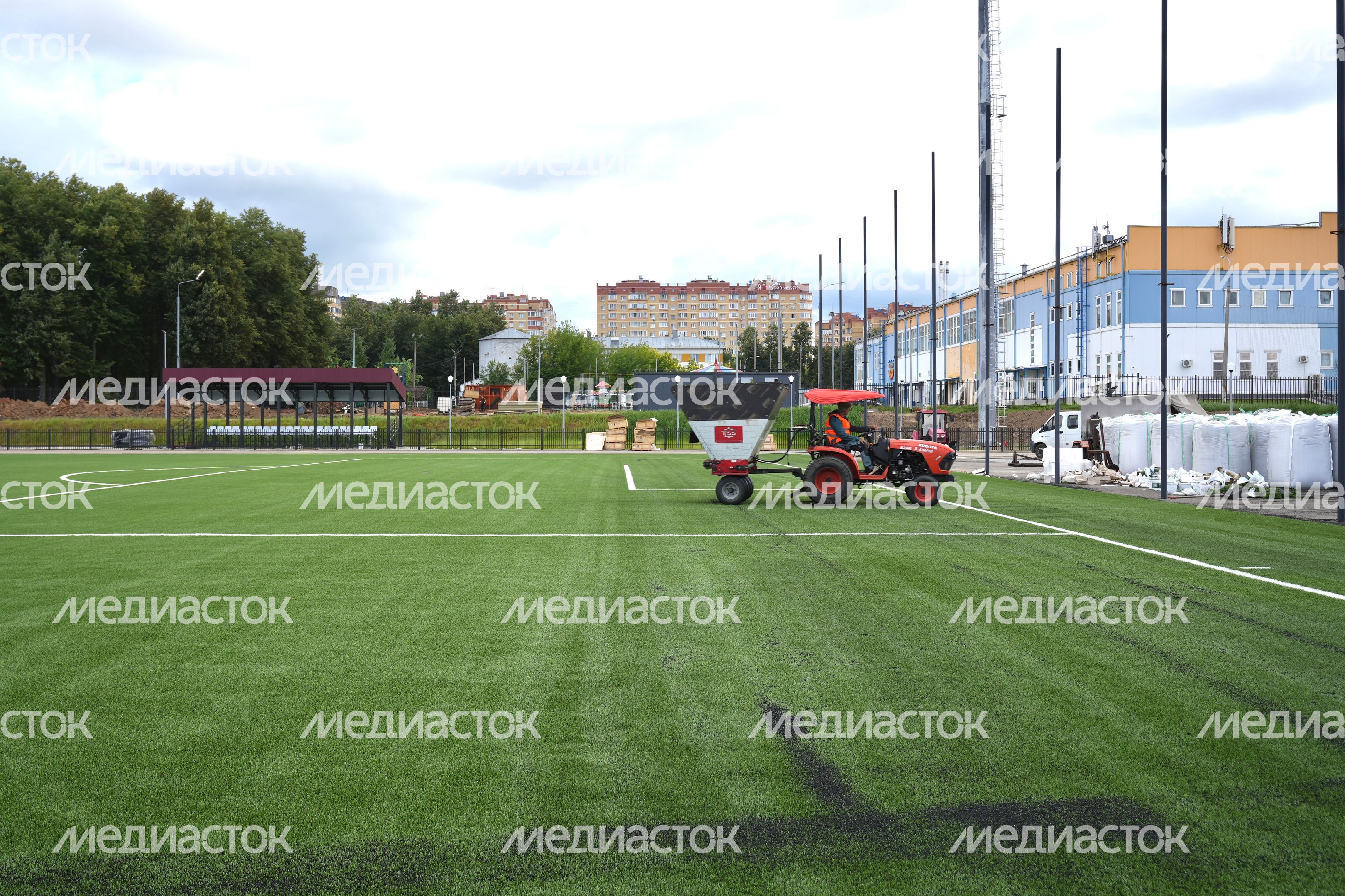Реконструкция стадиона "Мещера" в Егорьевске