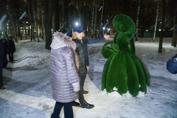 Проверка готовности купели на Ивановских прудах к крещенским купаниям