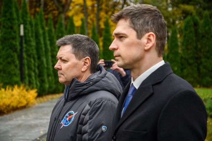 Космонавты Олег Кононенко и Николай Чуб