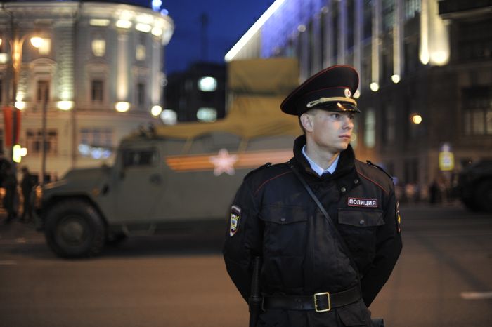 Репетиция Парада Победы на Красной площади в Москве