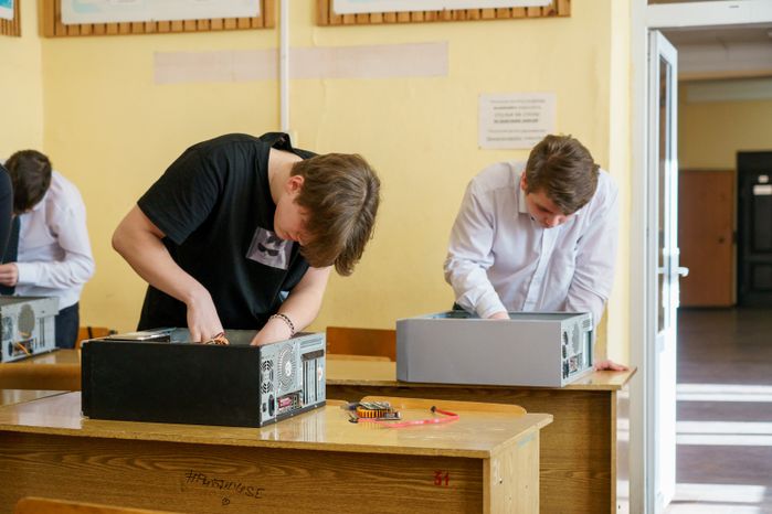 Центр строительно-логистической подготовки Подмосковного колледжа "Энергия" в Электроуглях