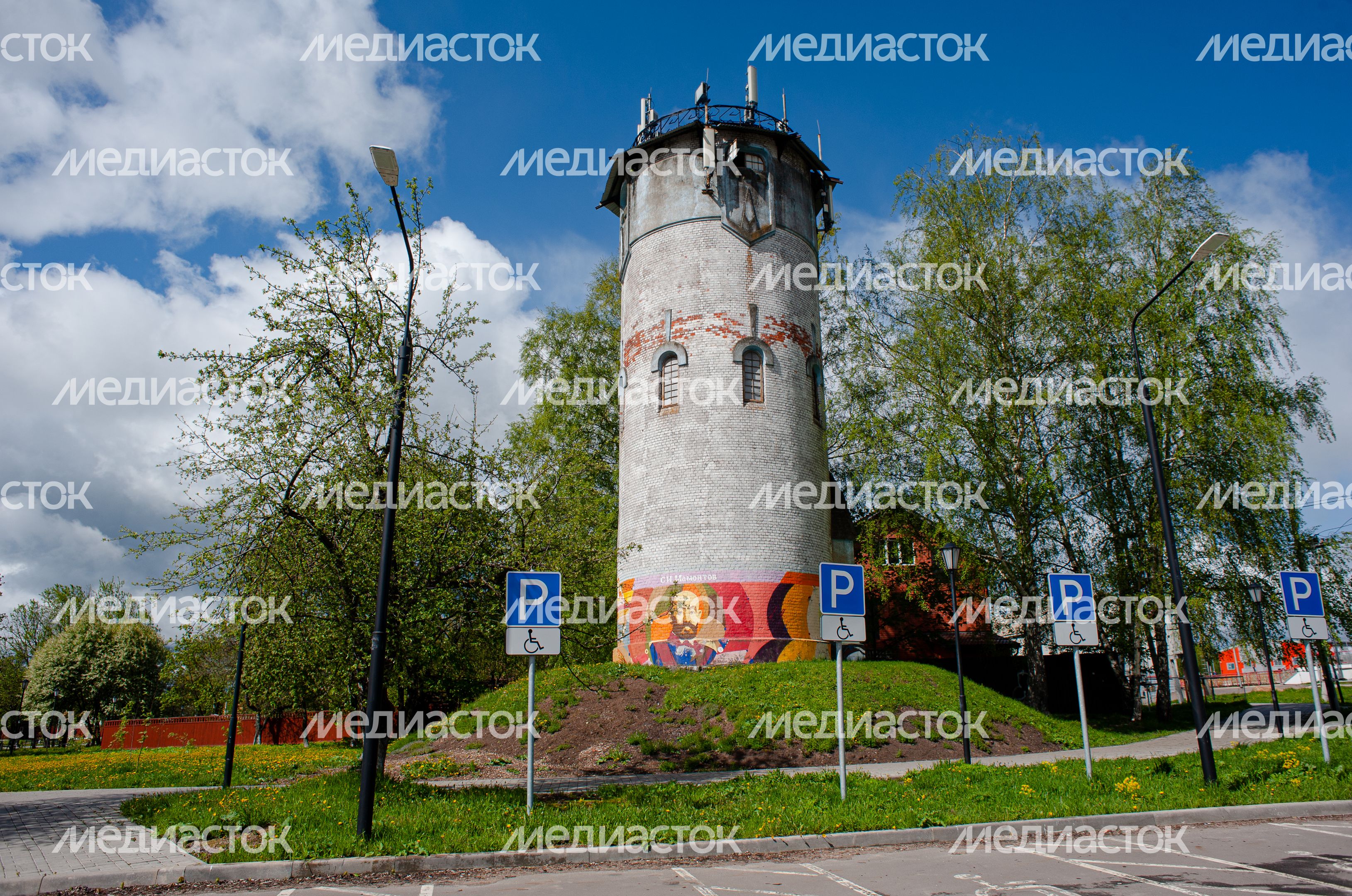 Весенние виды города Хотьково