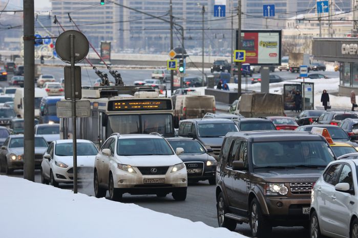 Автомобильное движение в Москве