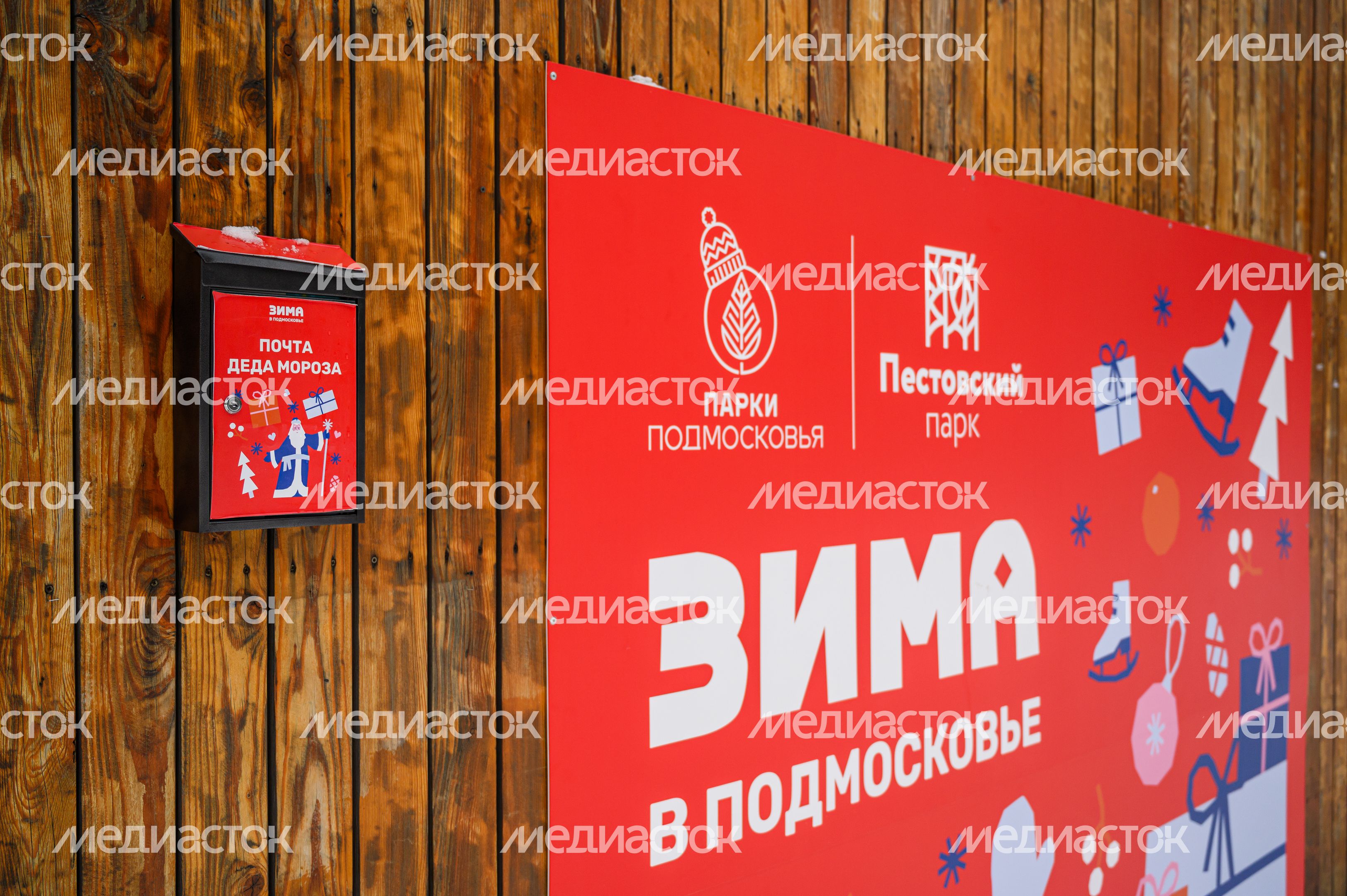 Зимний Пестовский парк в Балашихе Зимний Пестовский парк в Балашихе