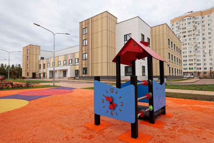 Новый детский сад в микрорайоне Рекинцо округа Солнечногорск