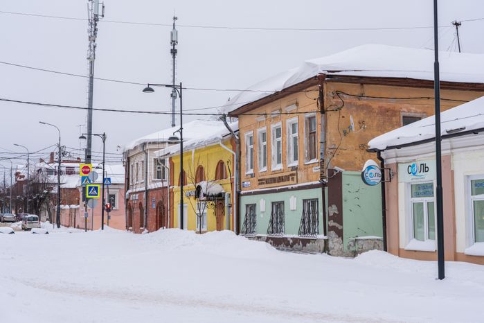Серпухов. Виды города. Зима