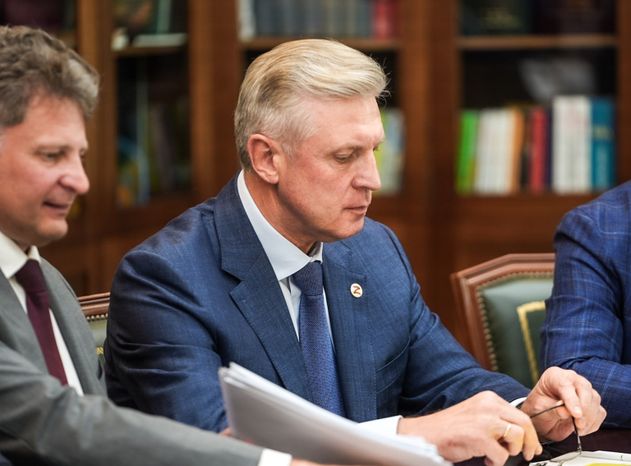 Андрей Воробьев обсудил приоритетные направления сотрудничества с представителями ПАО «Газпром»