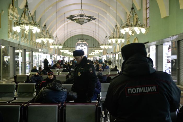  Работа Полиции на Казанском вокзале