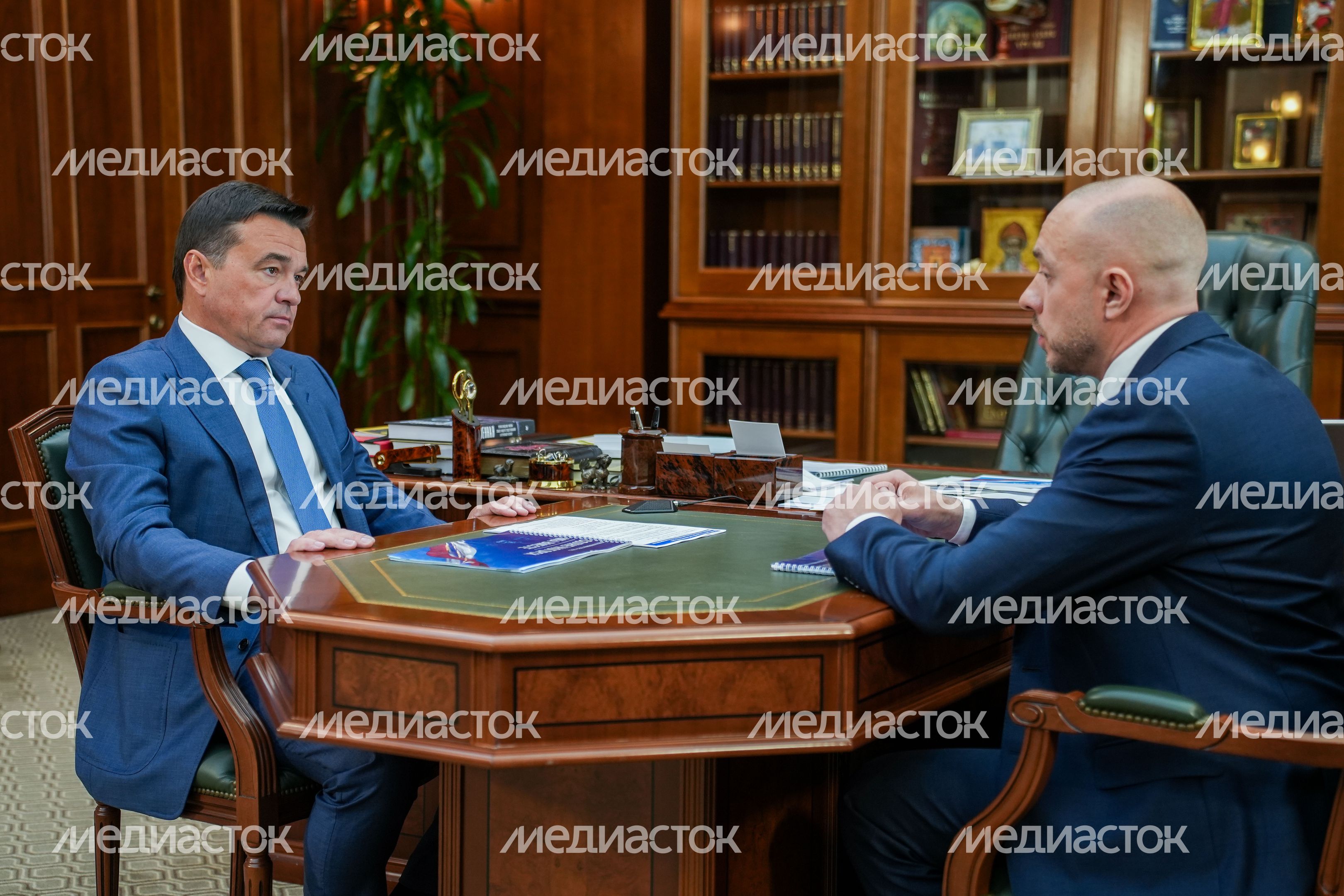 Встреча Губернатора Андрея Воробьева и Главы Солнечногорска Константина Михалькова