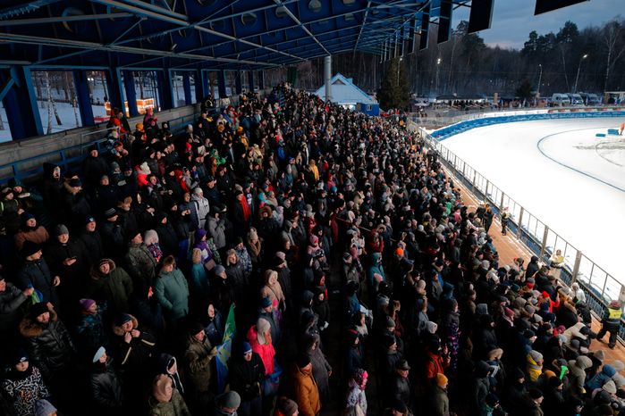 Чемпионат России по мотогонкам на льду в Красногорске