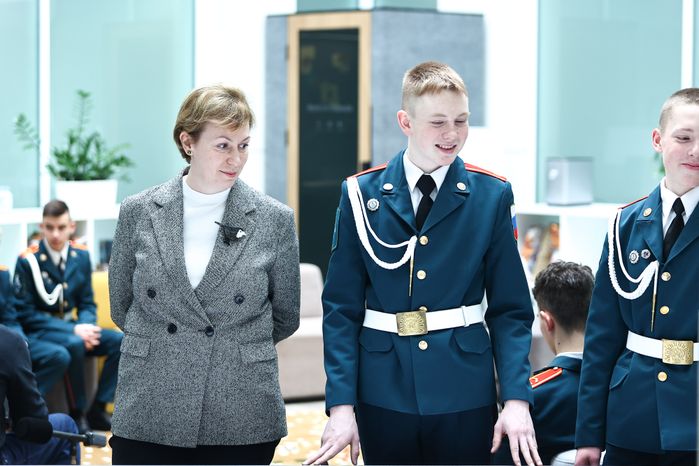 Встреча Губернатора Подмосковья с ребятами из кадетской школы «Корабелы Прионежья»