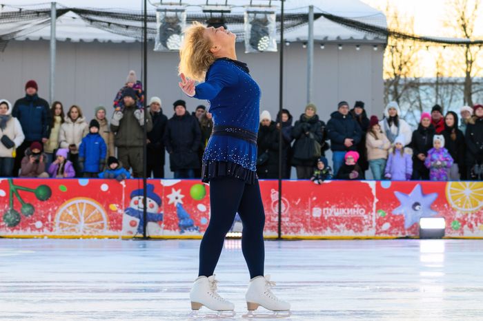 Гала-концерт фестиваля фигурного катания «Хрустальный лед» в Центральном парке культуры и отдыха Пушкино