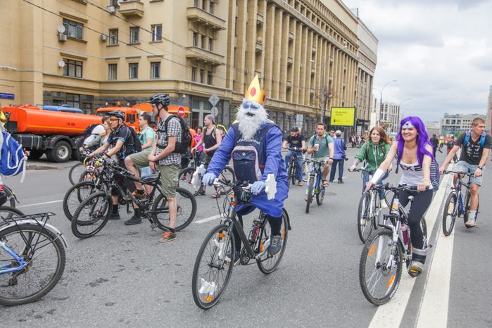 Велопарад в Москве