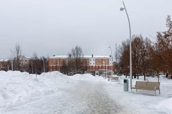 Электросталь. Зимние виды города