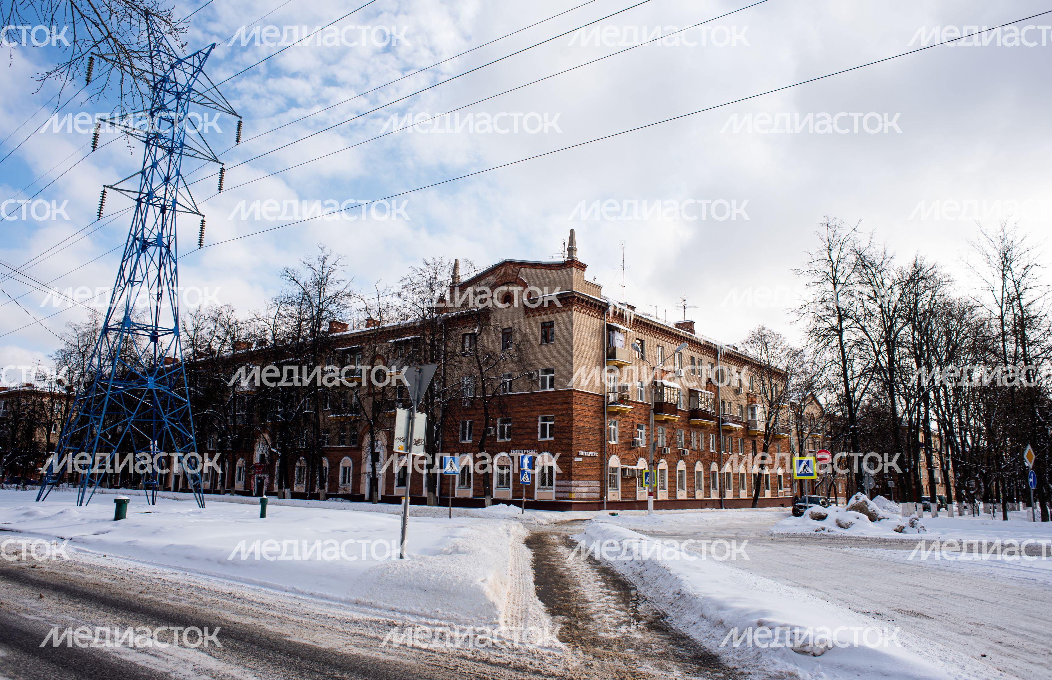 Зимние виды города Жуковский