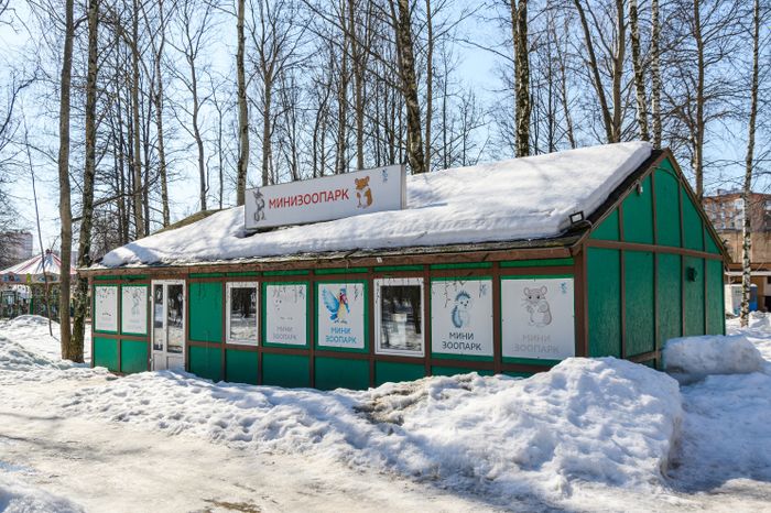 Центральный парк культуры и отдыха в Долгопрудном зимой
