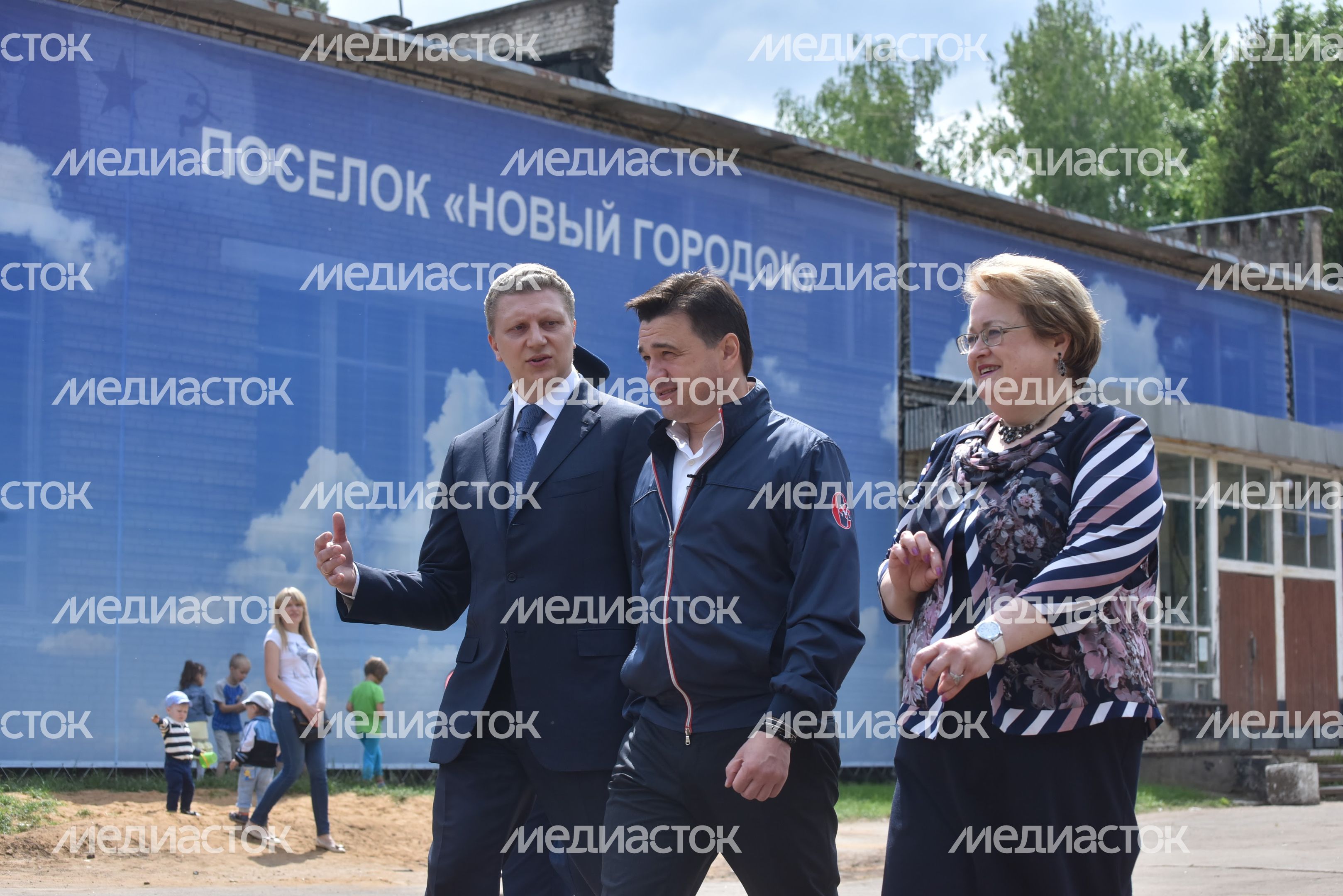 А. Воробьев посетил поселок Новый Городок Одинцовского района