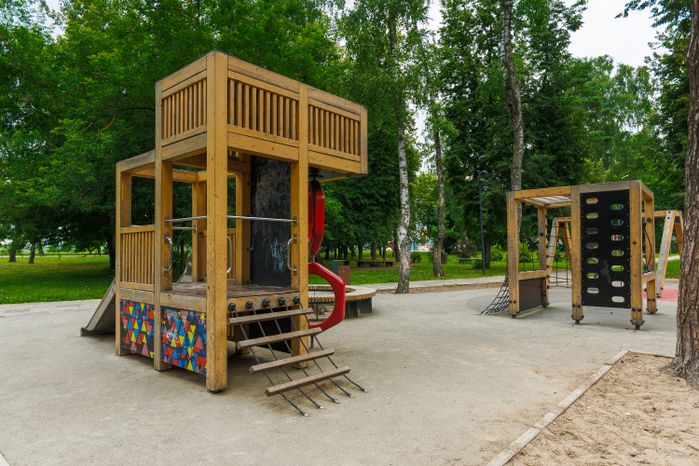 Лето в сквере Ветеранов в Балашихе