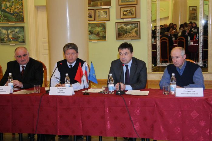 Врио Губернатора Андрей Воробьев в Жуковском