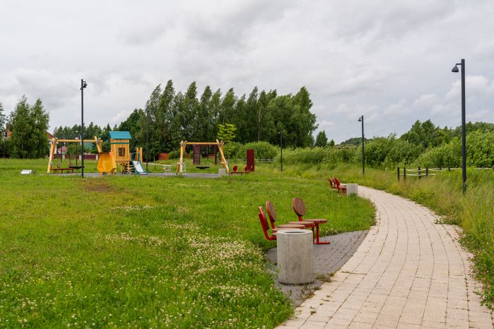 Благоустройство набережной парка «Красный ручей» в Лотошино