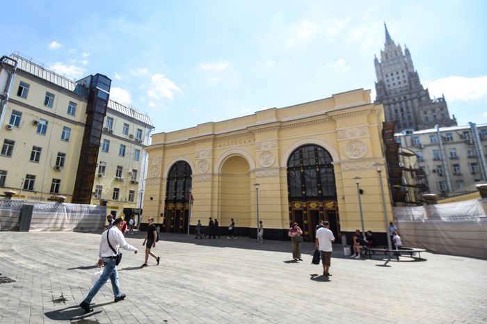 Открытие станции «Смоленская» Арбатско‑Покровской линии метро после реконструкции