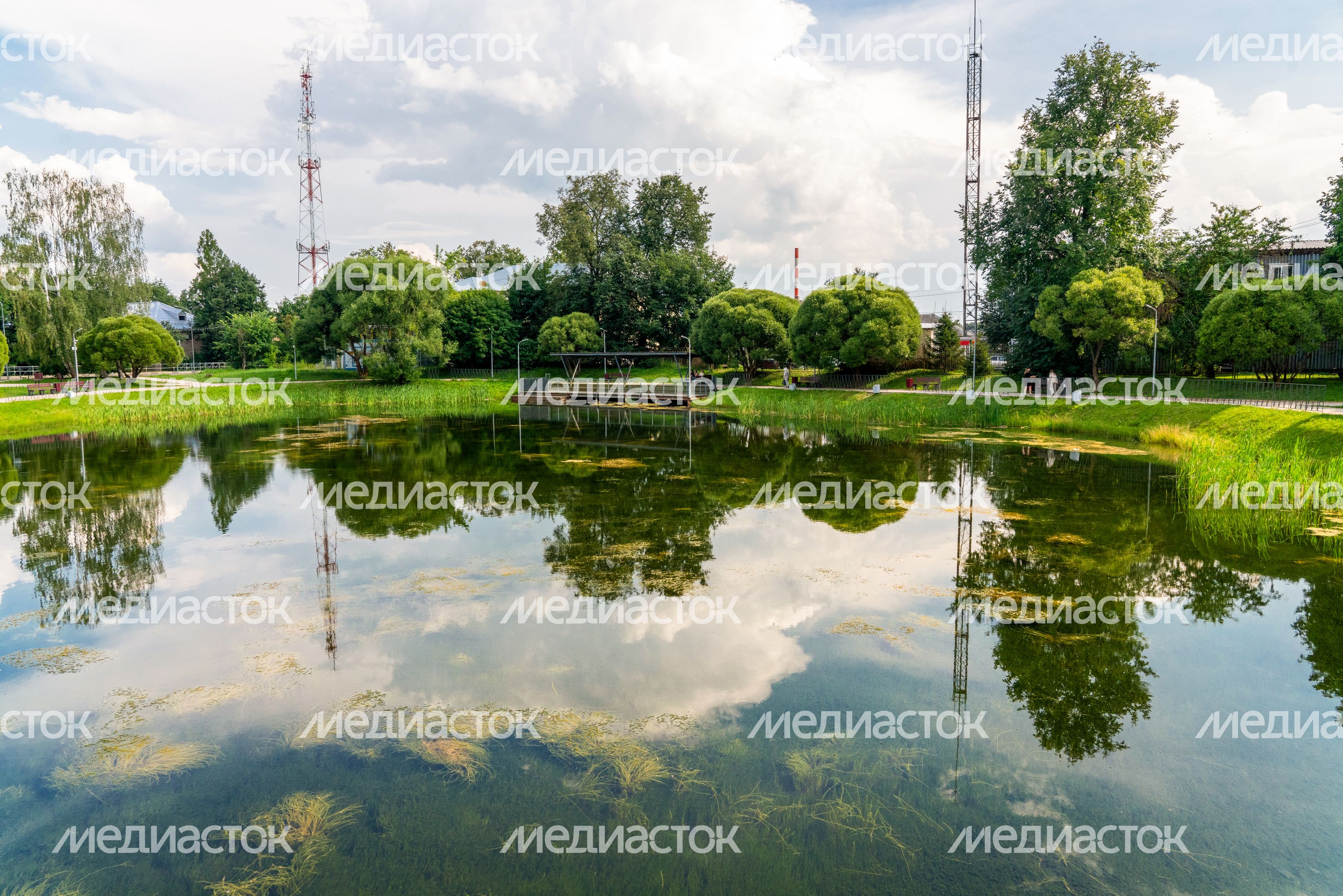 Георгиевский пруд в городе Руза Георгиевский пруд в городе Руза