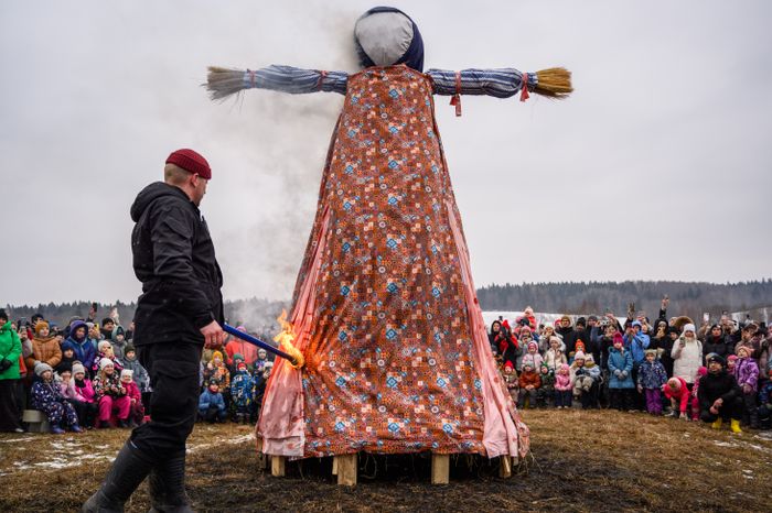 Празднование Масленицы в Муранове