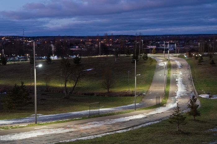 Вечерний парк «Ривьера» в Можайске