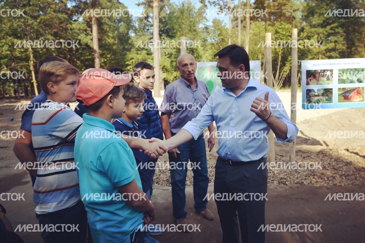 Рабочий визит губернатора Московской области в Красногорск, 07.09.2018