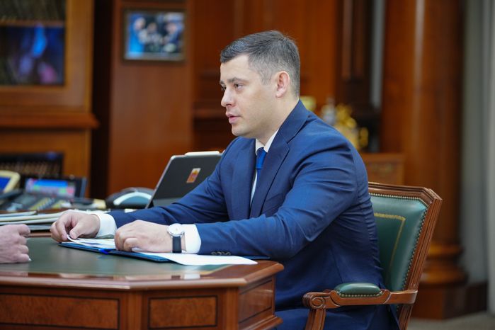 Андрей Воробьев обсудил с главой г.о. Подольск приоритетные задачи муниципалитета