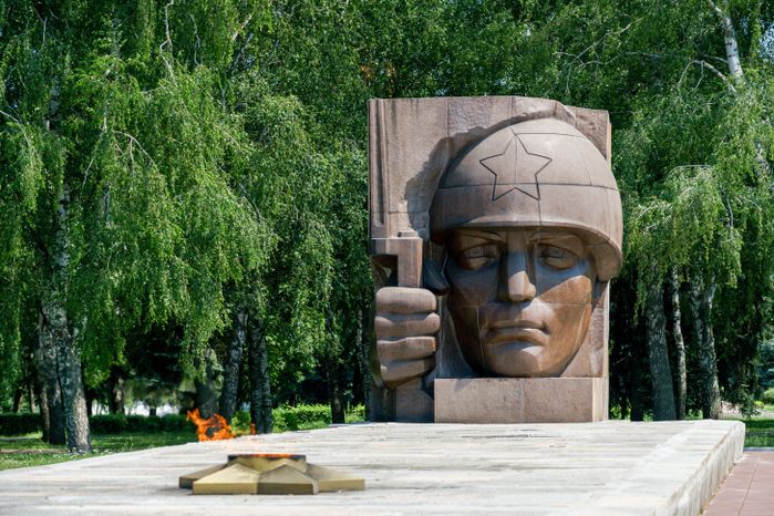 Мемориальный парк в Коломне летом