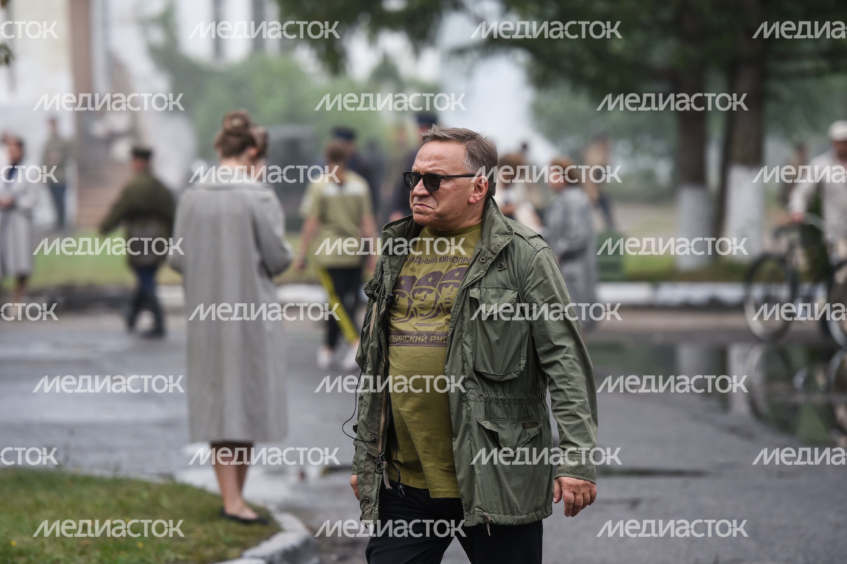Андрей Воробьев посетил съемочную площадку фильма Ильинский Рубеж