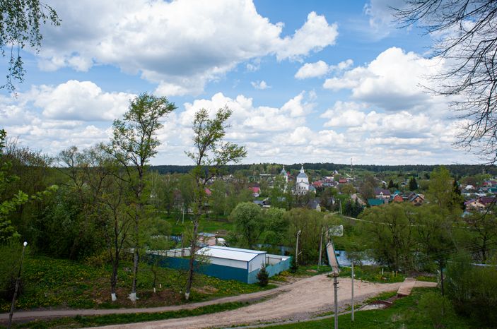 Весенние виды города Верея