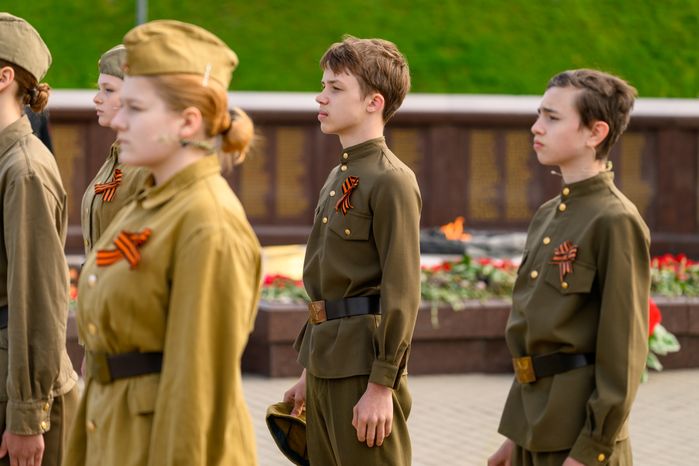 Концерт для участников автомотопробега у мемориала в Дмитровском округе в преддверие Дня Победы