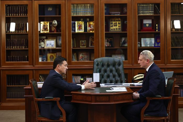 Губернатор провел рабочую встречу с главой Одинцовского округа