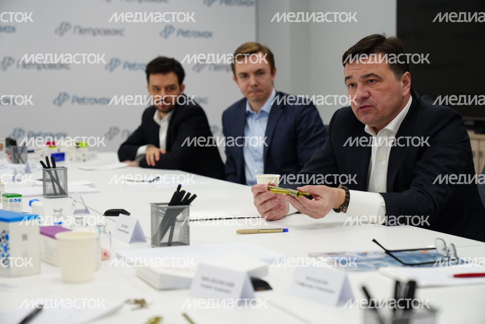 Встреча губернатора с фармпроизводителями Подмосковья