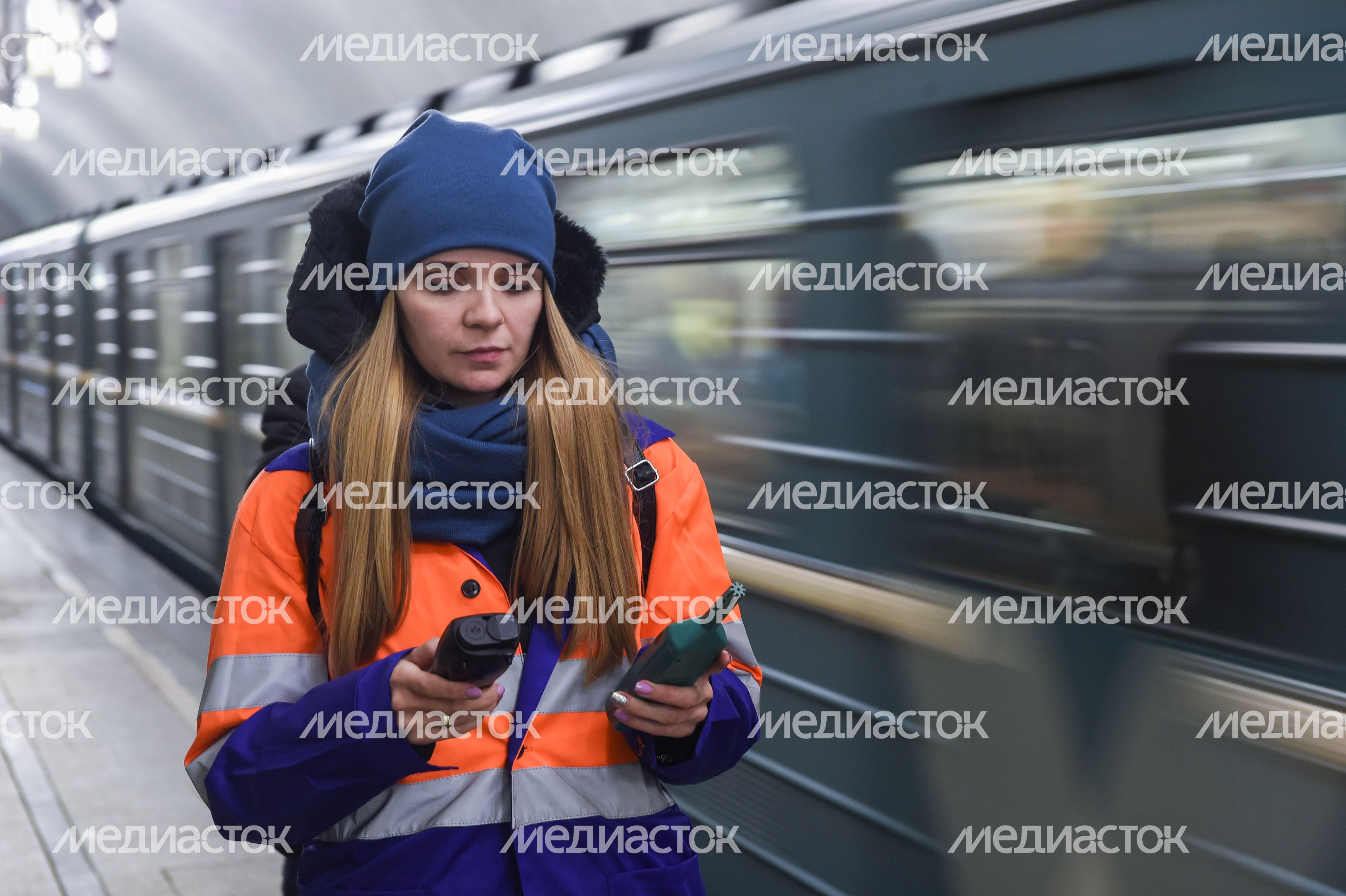 Проверка воздуха в Московском метрополитене