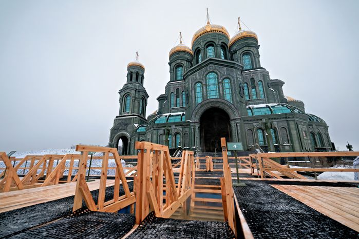Крещенские купания в Главном храме ВС РФ в Кубинке Одинцовского округа