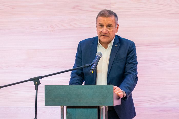 Заместитель министра ЖКХ Московской области Игорь Тимофеев на итоговом форуме «Управдом» в Красногорске