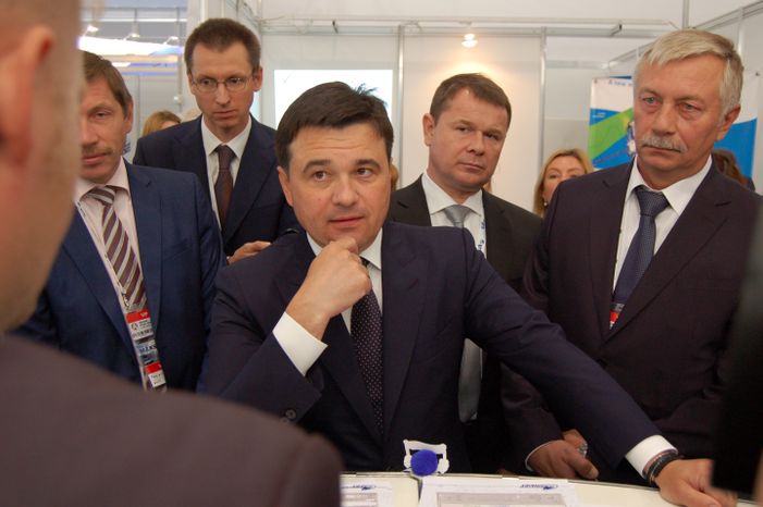 А. Воробьев посетил Международный авиационно-космический салон МАКС-2015 в Жуковском
